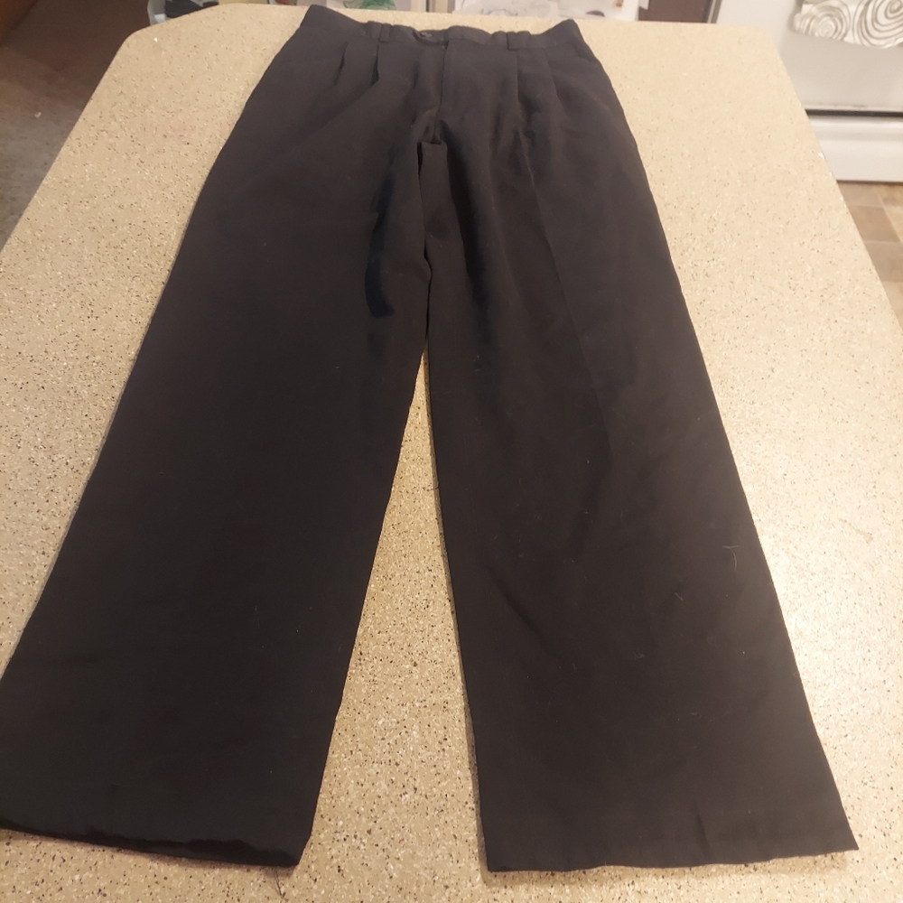 BARRINGTON Men’s black Dress Pants 30x30 button